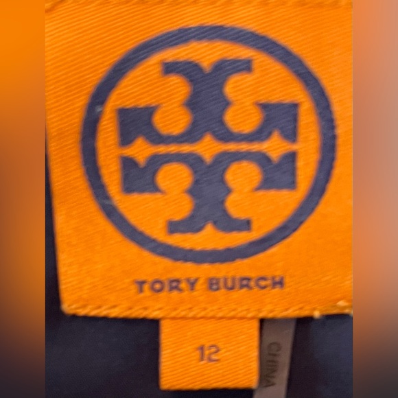 Tory Burch Navy macrame evening size 12 dress - Picture 9 of 15